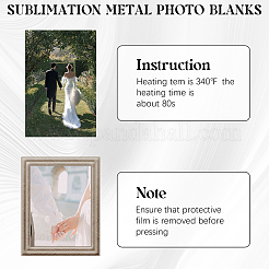 10шт алюминиевый лист для теплопередачи&nbsp;AJEW-SP0001-88A