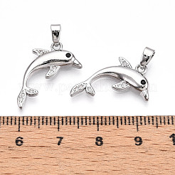 Латунные микро проложить кубического циркония подвески&nbsp;KK-N257-10P