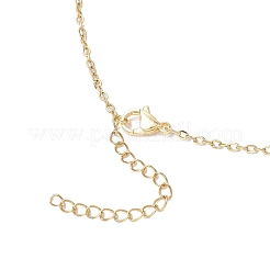 304 нержавеющая сталь пустой мешочек макраме звезда луна кулон кабель цепочка ожерелья&nbsp;NJEW-JN05282-02