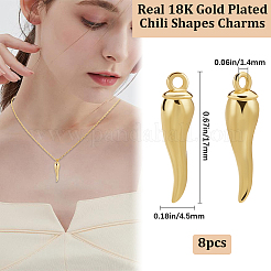 Латунные подвески с покрытием 8шт&nbsp;KK-BBC0016-42