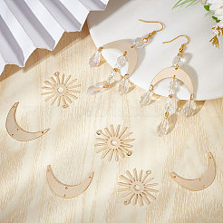 20 шт. 2 стиля стойки покрытие латунь компоненты люстры соединения&nbsp;KK-BBC0007-31