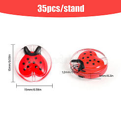 1 нить прозрачные акриловые бусины нити&nbsp;OACR-CA0001-20