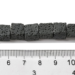 Нити окрашенных и натуральных бусин из лавового камня&nbsp;G-L435-01-8mm-23