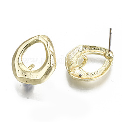 Серьги-гвоздики из сплава с покрытием стойки&nbsp;PALLOY-N155-64-NR