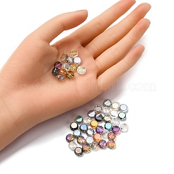 50 шт. Гальванические стеклянные бусины&nbsp;EGLA-FP0001-02