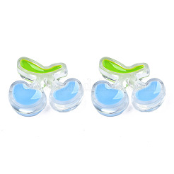 Прозрачные бусины из акриловой эмали&nbsp;LS-TACR-N012-006A