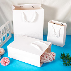 15 шт. 3 размера прямоугольные бумажные подарочные сумки для хранения с ручкой&nbsp;ABAG-TA0001-73A