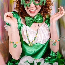 Набор для самостоятельного изготовления украшений ко дню святого патрика&nbsp;DIY-YW0013-15