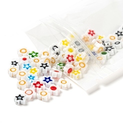 30шт стеклянные бусины миллефиори ручной работы&nbsp;LAMP-FS0001-02A