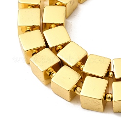 Стеклянные бусины с гальваническим покрытием &nbsp;EGLA-F166-03B