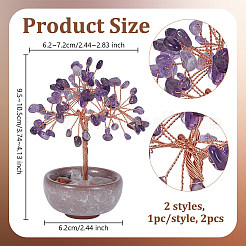 2 шт. 2 стиля&nbsp;AJEW-OC0014-06B