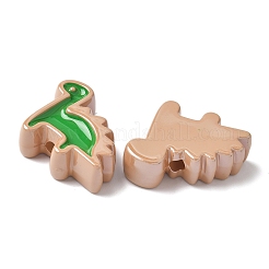 10шт акриловые эмалевые бусины&nbsp;OACR-H048-01B-02