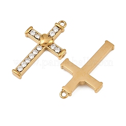 Подвески из нержавеющей стали 304 с микропаве из кубического циркония&nbsp;STAS-A132-04C-G