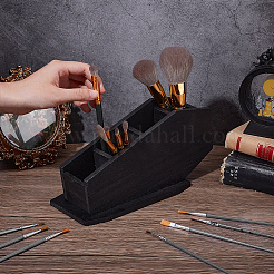 Деревянная подставка для ручек в форме гроба&nbsp;AJEW-WH0481-79