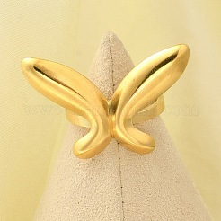 Открытая манжета из нержавеющей стали 304 для женщин&nbsp;LS-RJEW-B109-02G-04