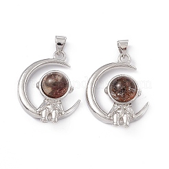 Подвески из натурального лодолитового кварца&nbsp;KK-A173-18P-01