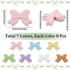 56шт 7 цвета окрашенные распылением бусины из сплава&nbsp;FIND-SC0015-36