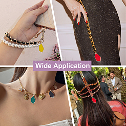 24шт 4 стиля экологически чистые подвески с эмалью из сплава&nbsp;ENAM-PH0002-17