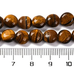 Природных тигровый глаз бисер нитей&nbsp;G-T047-A05-01