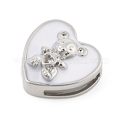 Латунные микро проложить кубического циркония слайд подвески ZIRC-I068-24P-02