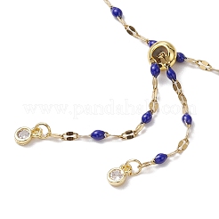 304 нержавеющая сталь эмалированные цепи слайдер браслеты изготовление&nbsp;AJEW-JB01293