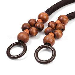 (распродажа бракованных товаров: дефект бусин) ручки для сумок из нейлонового шнура&nbsp;FIND-XCP0003-37