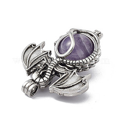 Подвески из натурального аметиста &nbsp;G-P491-02AS-02