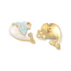 Подвески в виде китов из нержавеющей стали 304 со стразами&nbsp;STAS-U057-02A-G