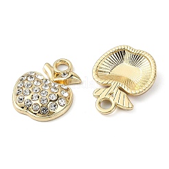 Золотые подвески из сплава со стразами&nbsp;PALLOY-F308-22G-03