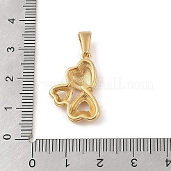 Подвески из нержавеющей стали 304 с вакуумным покрытием pvd&nbsp;STAS-R232-14F-G