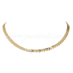 Женские ожерелья из латунных звеньев толщиной 6 мм&nbsp;NJEW-JN05582