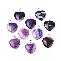 Природные подвески агат&nbsp;G-G956-B65-FF