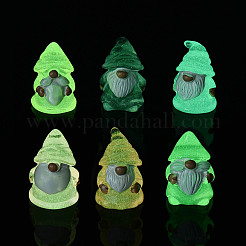Светящиеся смоляные гномы демонстрируют украшения&nbsp;RESI-T026-05M