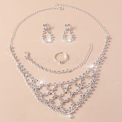 Комплекты из сплава со стразами&nbsp;FS-WGE054E-01