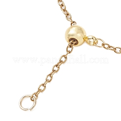 Регулируемая цепочка из нержавеющей стали 304 толщиной 2 мм для изготовления браслета&nbsp;AJEW-JB01538