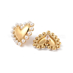 Серьга-гвоздик из нержавеющей стали 304&nbsp;EJEW-C100-01G