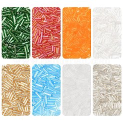 10 г прозрачные радужные стеклянные бусины&nbsp;GLAA-YW0004-56A