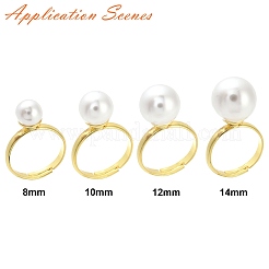 Латунные регулируемые настройки кольца&nbsp;KK-A272-01A-G