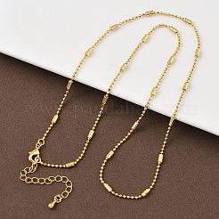 Женские ожерелья-спутнички из латунной цепочки толщиной 2 мм&nbsp;NJEW-B148-03G
