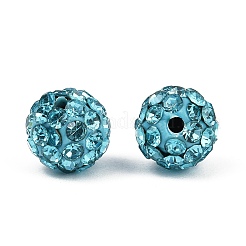 Бусины со стразами&nbsp;RB-H284-6MM-Half-202