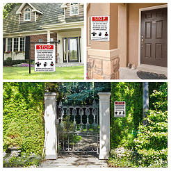 Алюминиевые пустые предупреждающие знаки&nbsp;DIY-GL0003-03B