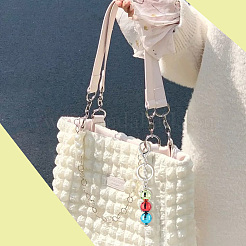 24 шт. 2 цветных застежки для брелка из сплава&nbsp;KEYC-SC0001-81