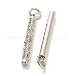 Покрытие стойки латунь микропаве прозрачные подвески из кубического циркония&nbsp;KK-Q804-23P