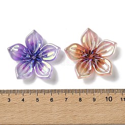 Акриловые колпачки для бусин с печатью&nbsp;MACR-F087-03