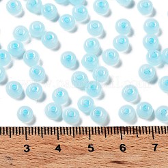 Стеклянные бусины с имитацией нефрита 3/0&nbsp;SEED-Z001-A-A06