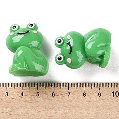 Мультяшные милые фигурки лягушек из смолы 3d&nbsp;LS-RESI-Z024-01D