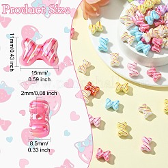 Непрозрачные акриловые бусины&nbsp;FIND-CJC0010-84