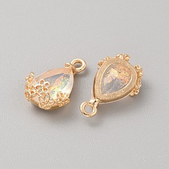 Подвески-капли из смолы&nbsp;RESI-WH0035-55G