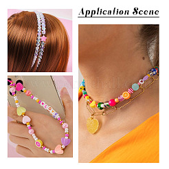 200шт 4 стиля светящиеся акриловые бусины&nbsp;TACR-FS0001-02