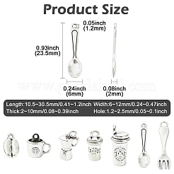 70шт 7 стиля подвески из цинкового сплава в тибетском стиле&nbsp;FIND-CJ0005-28